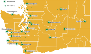 Builders Service Company Service Area Map