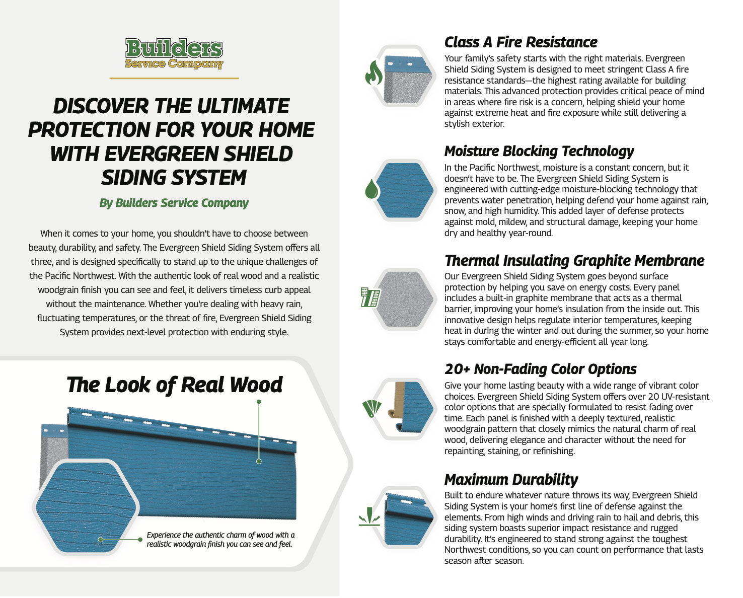 Evergreen Shield Siding System