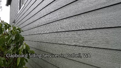 Clapboard Siding Services in Bothell, WA