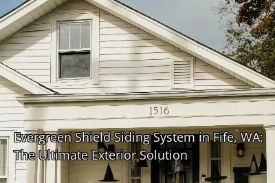 Evergreen Shield Siding System in Fife, WA: The Ultimate Exterior Solution