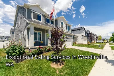 Exceptional Siding Services in Woodinville, WA