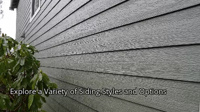 Explore a Variety of Siding Styles and Options