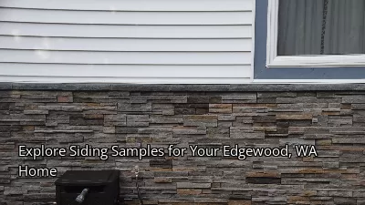 Explore Siding Samples for Your Edgewood, WA Home