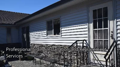 Professional Siding Installation and Replacement Services