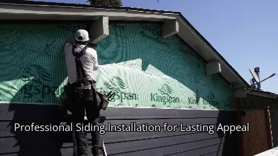 Professional Siding Installation for Lasting Appeal