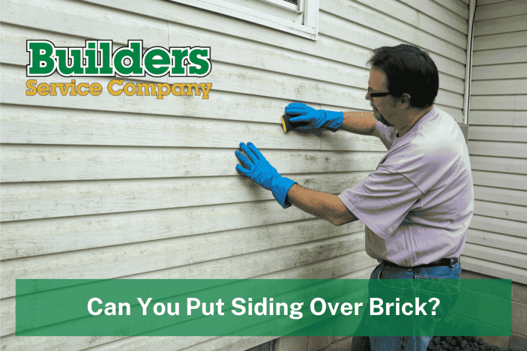 Can You Put Siding Over Brick