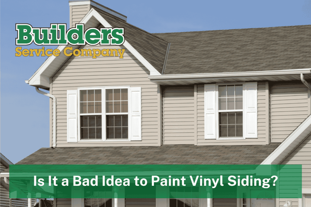 Is It a Bad Idea to Paint Vinyl Siding