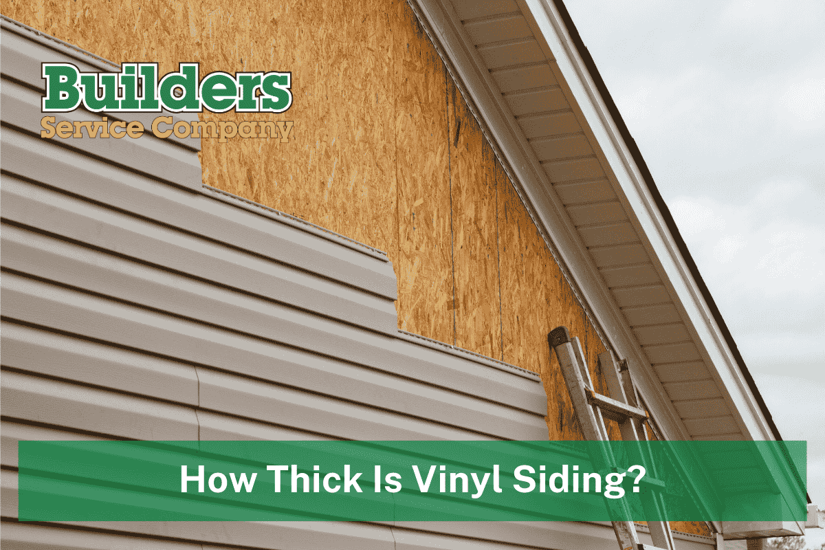 How Thick Is Vinyl Siding