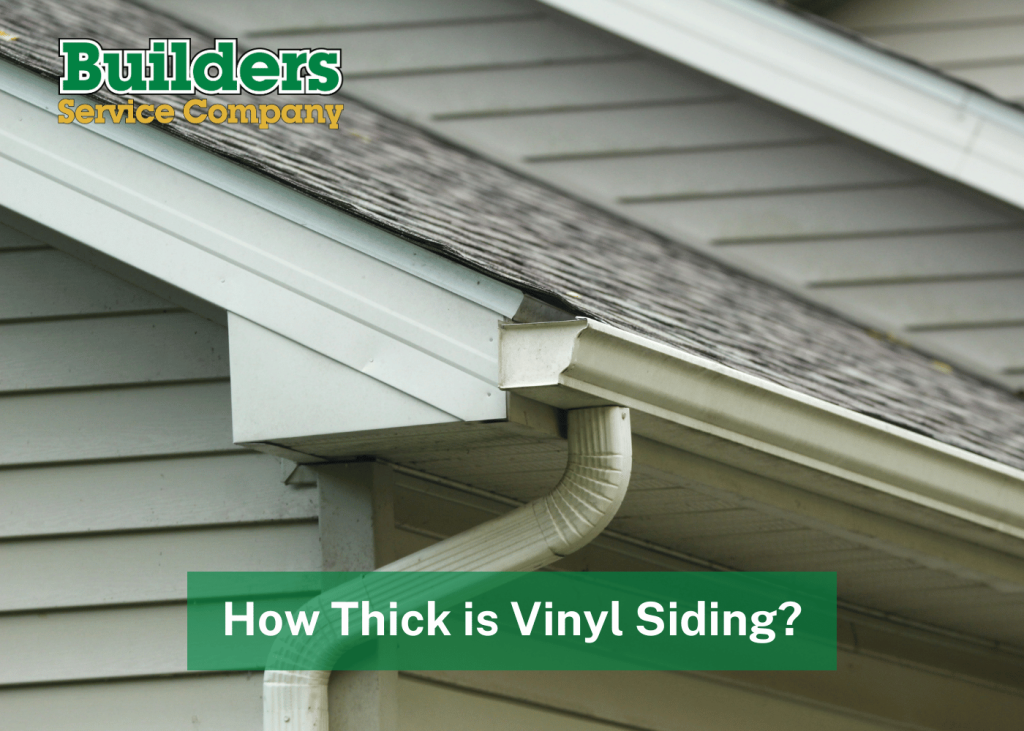 How thick is vinyl siding