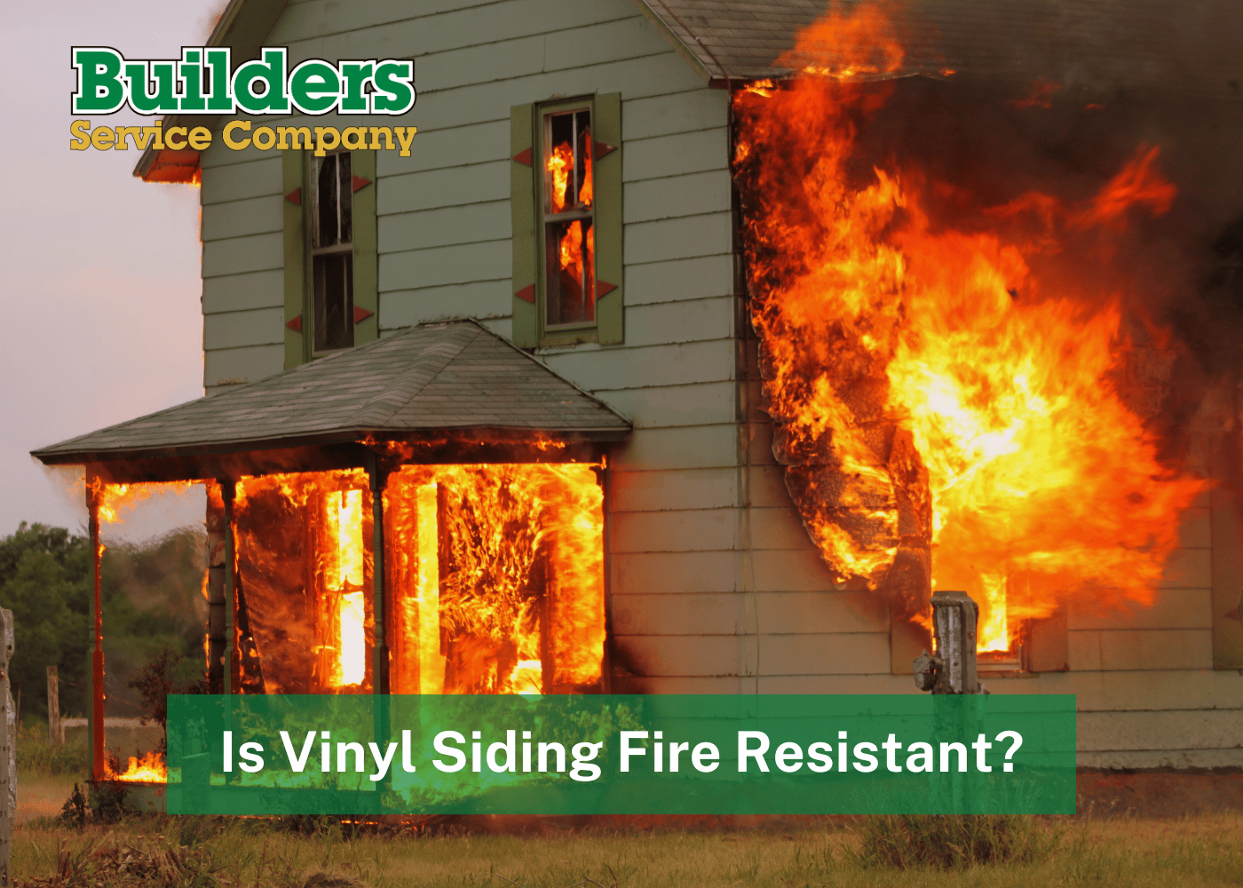 Is vinyl siding fire resistant?