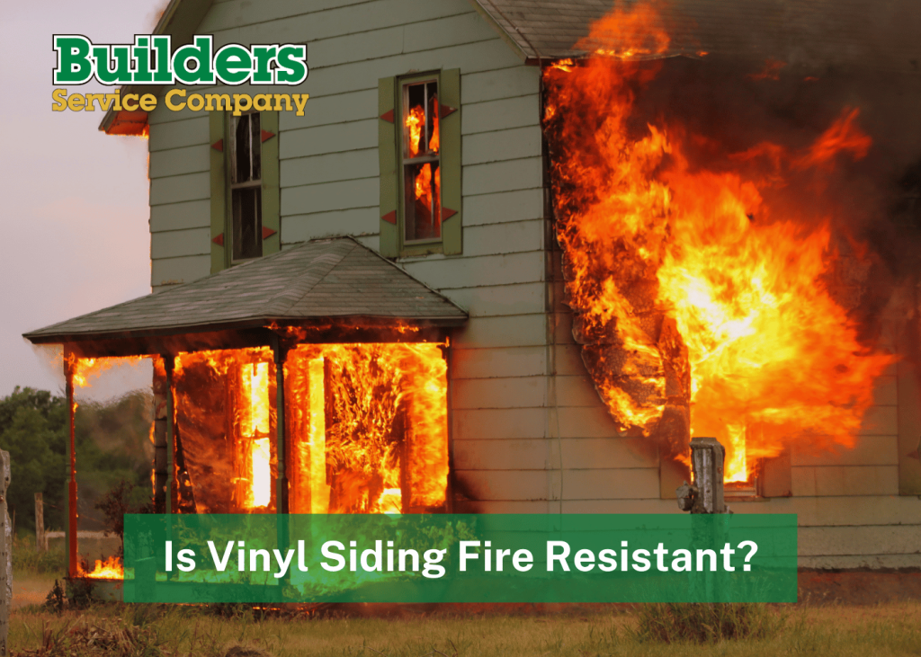 Is vinyl siding fire resistant?