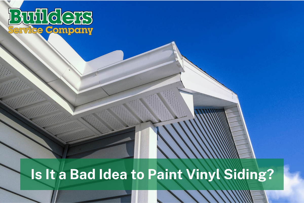 Is It a Bad Idea to Paint Vinyl Siding