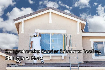 Comprehensive Exterior Solutions: Roofing, Siding, and More Comprehensive Exterior Solutions: Roofing, Siding, and More
