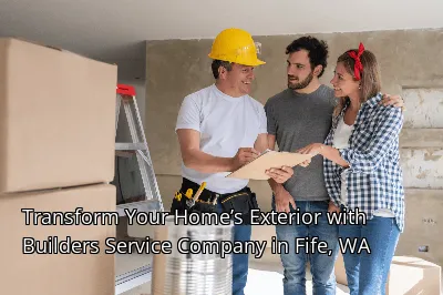 Transform Your Home’s Exterior with Builders Service Company in Fife, WA Transform Your Home’s Exterior with Builders Service Company in Fife, WA