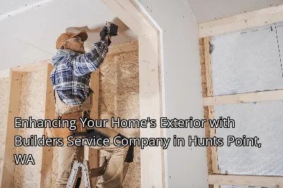 Enhancing Your Home's Exterior with Builders Service Company in Hunts Point, WA Enhancing Your Home's Exterior with Builders Service Company in Hunts Point, WA