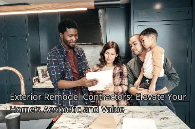 Exterior Remodel Contractors: Elevate Your Home's Aesthetic and Value