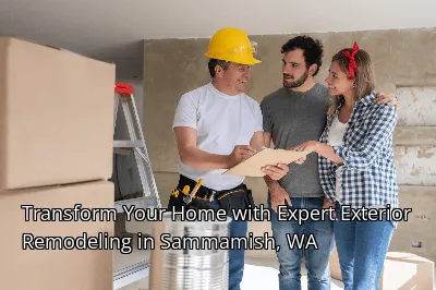 Transform Your Home with Expert Exterior Remodeling in Sammamish, WA