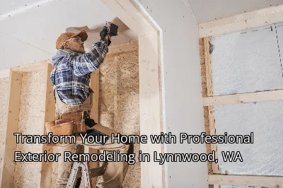 Transform Your Home with Professional Exterior Remodeling in Lynnwood, WA Transform Your Home with Professional Exterior Remodeling in Lynnwood, WA