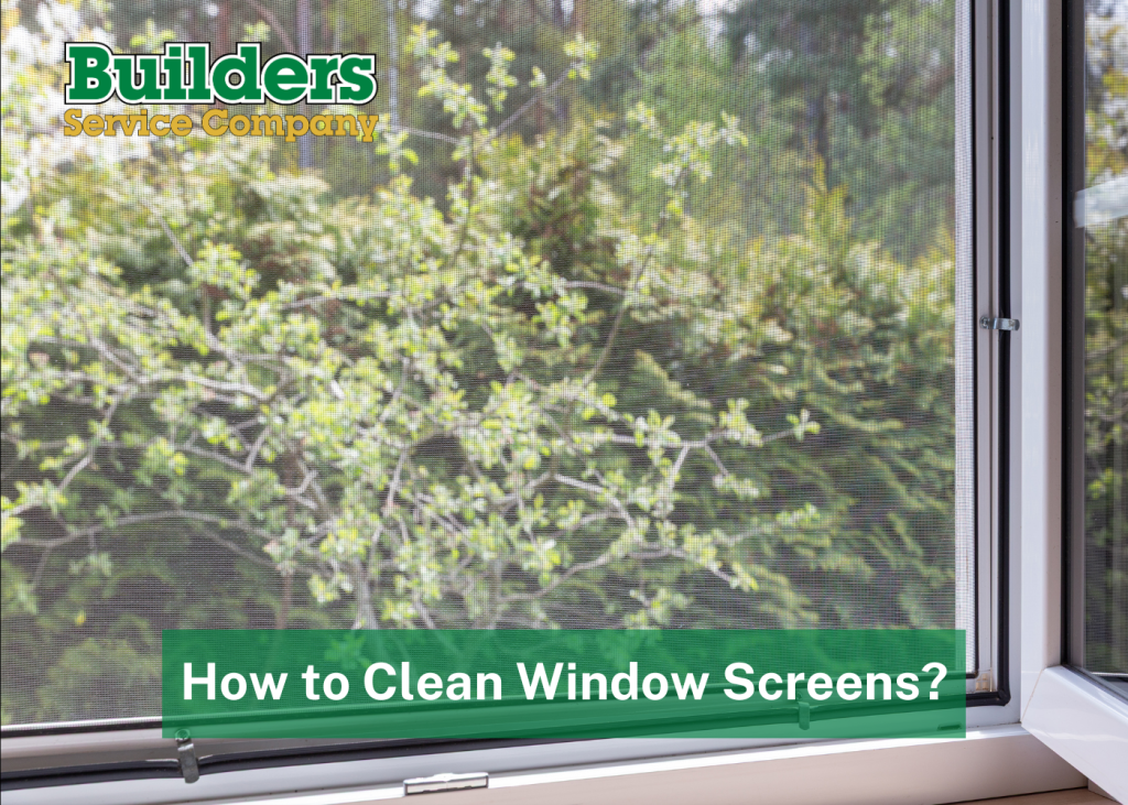 How to Clean Window Screens?