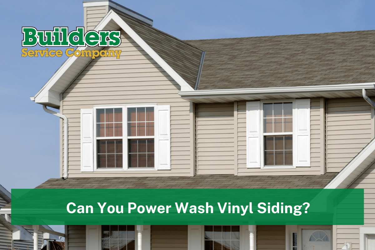Can You Power Wash Vinyl Siding
