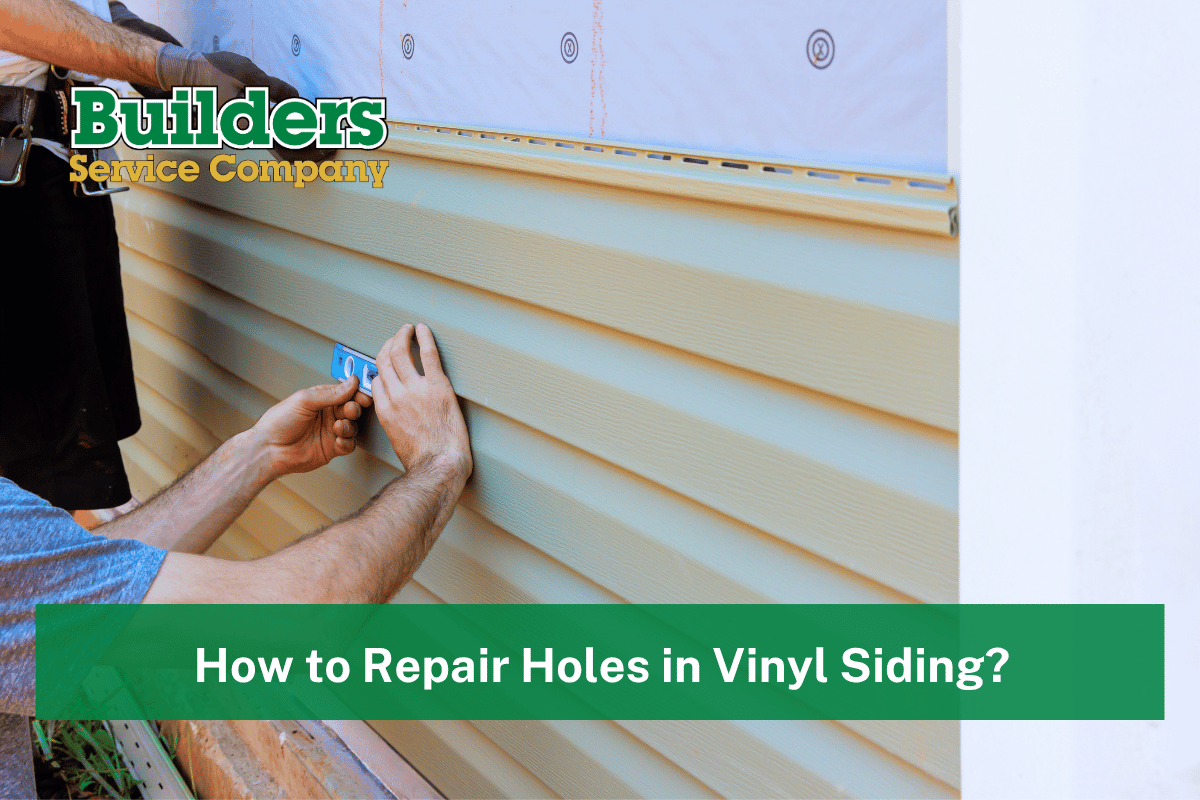 How to Repair Holes in Vinyl Siding