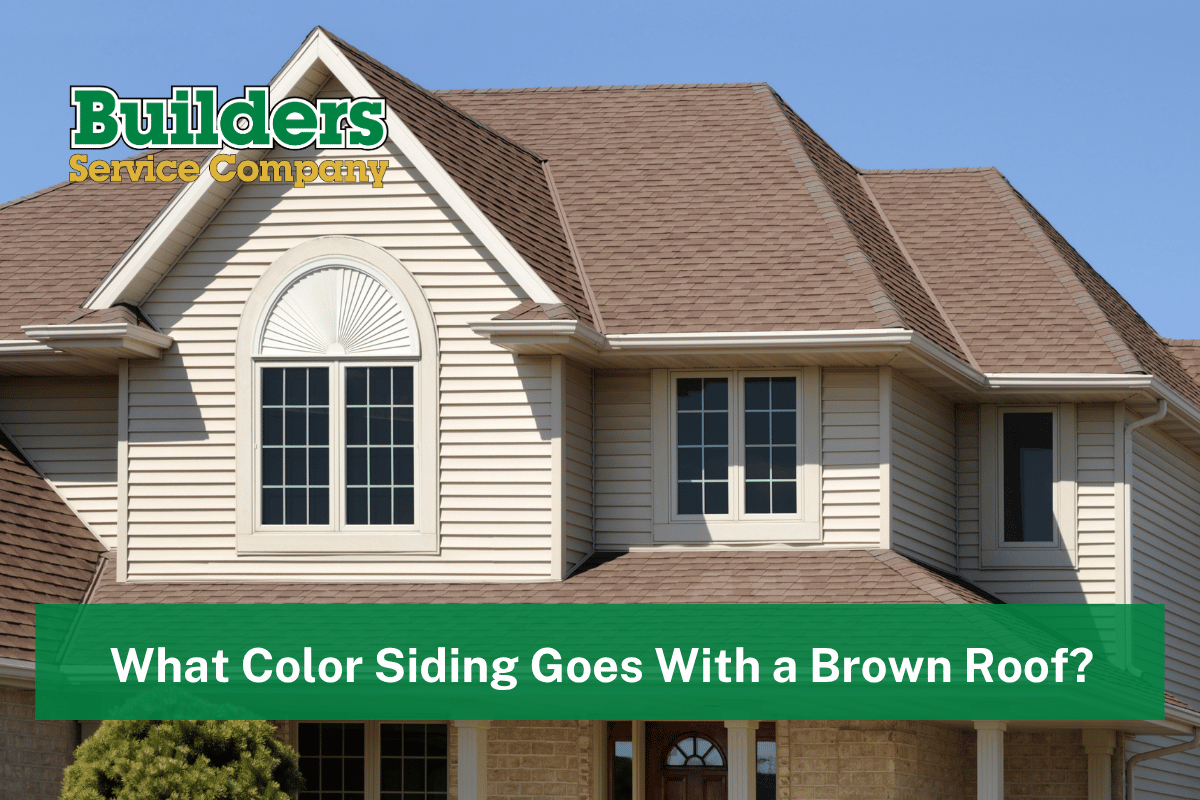 What Color Siding Goes With a Brown Roof