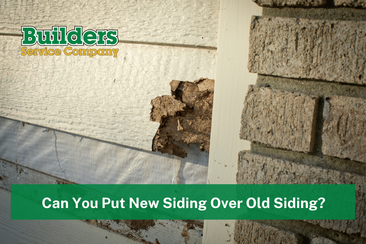 Can You Put New Siding Over Old Siding?