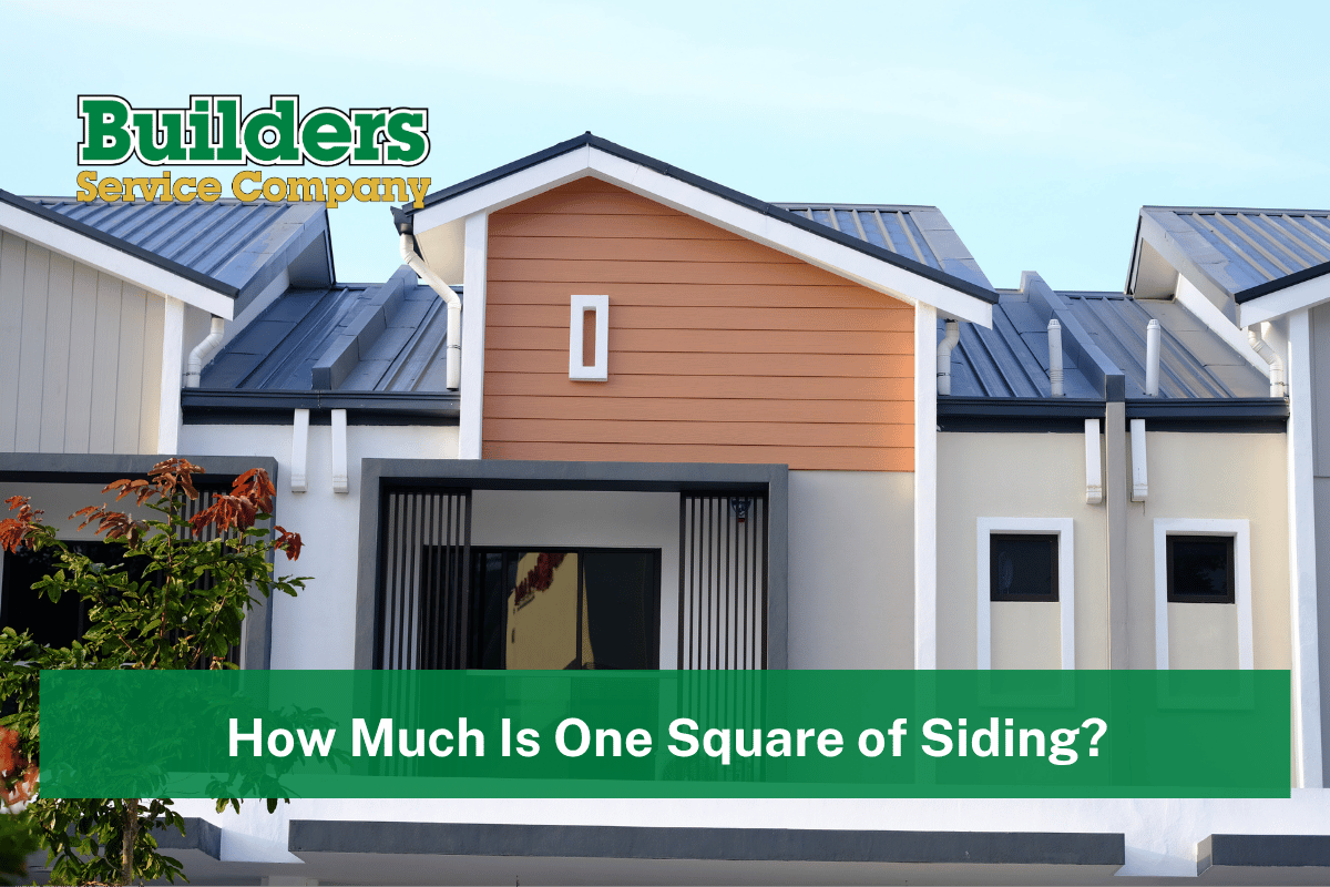 How Much Is One Square of Siding?