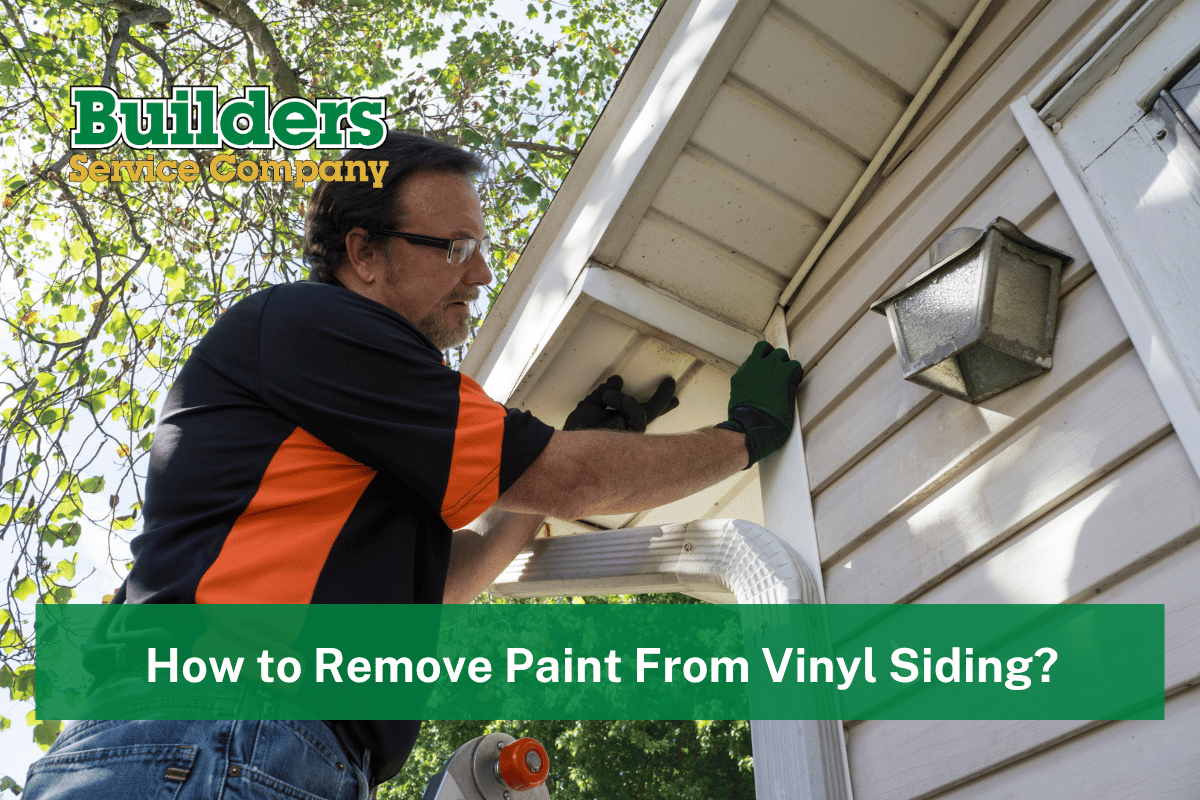How to Remove Paint From Vinyl Siding