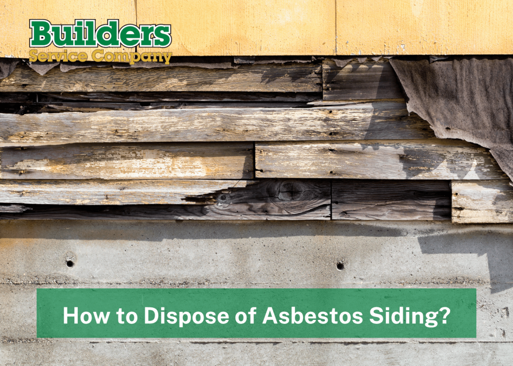 How to Dispose of Asbestos Siding