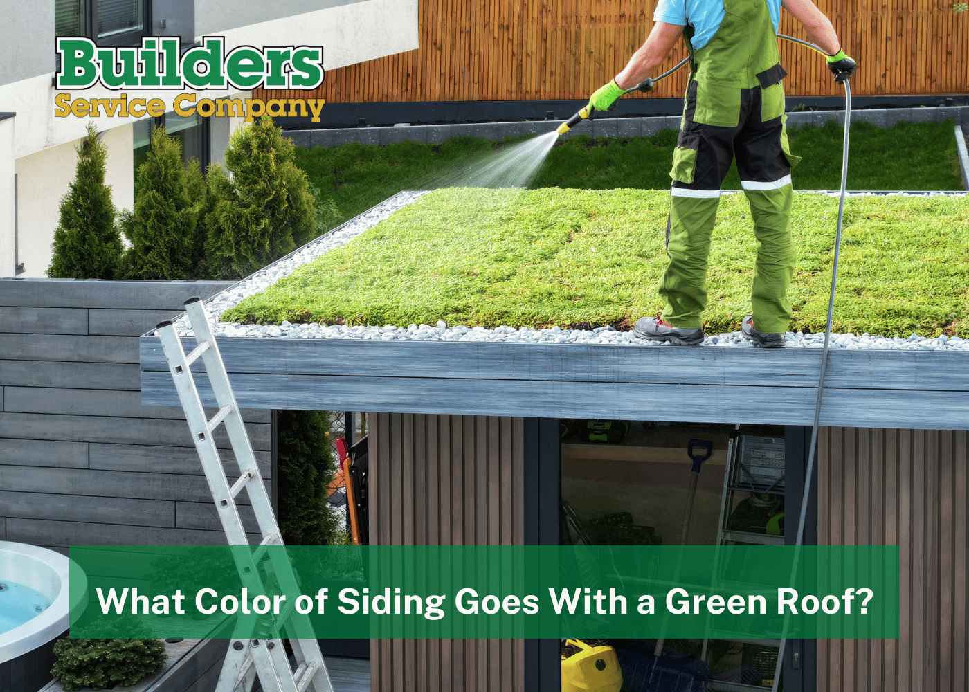 What Color of Siding Goes With a Green Roof?