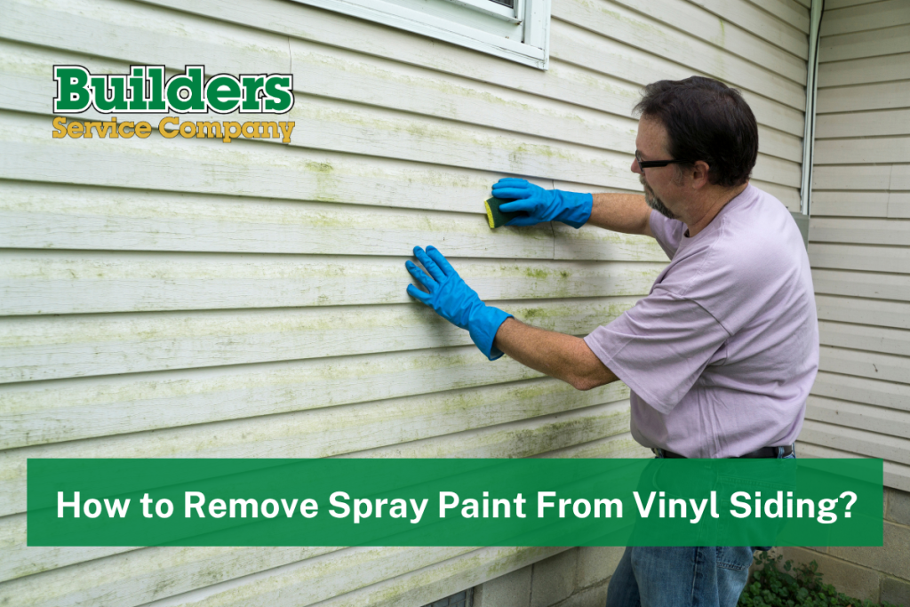 How to Remove Spray Paint From Vinyl Siding