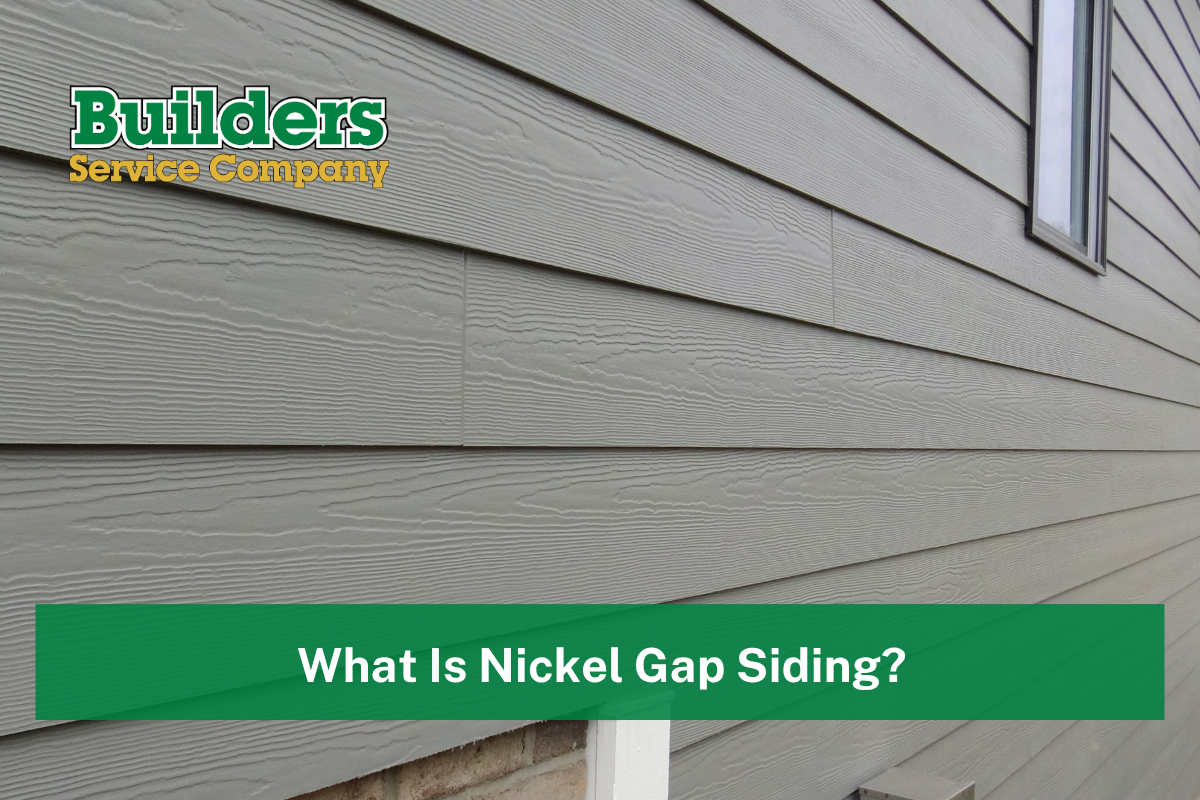 What Is Nickel Gap Siding?