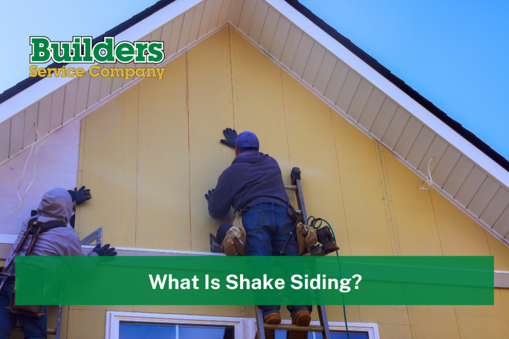 What Is Shake Siding?