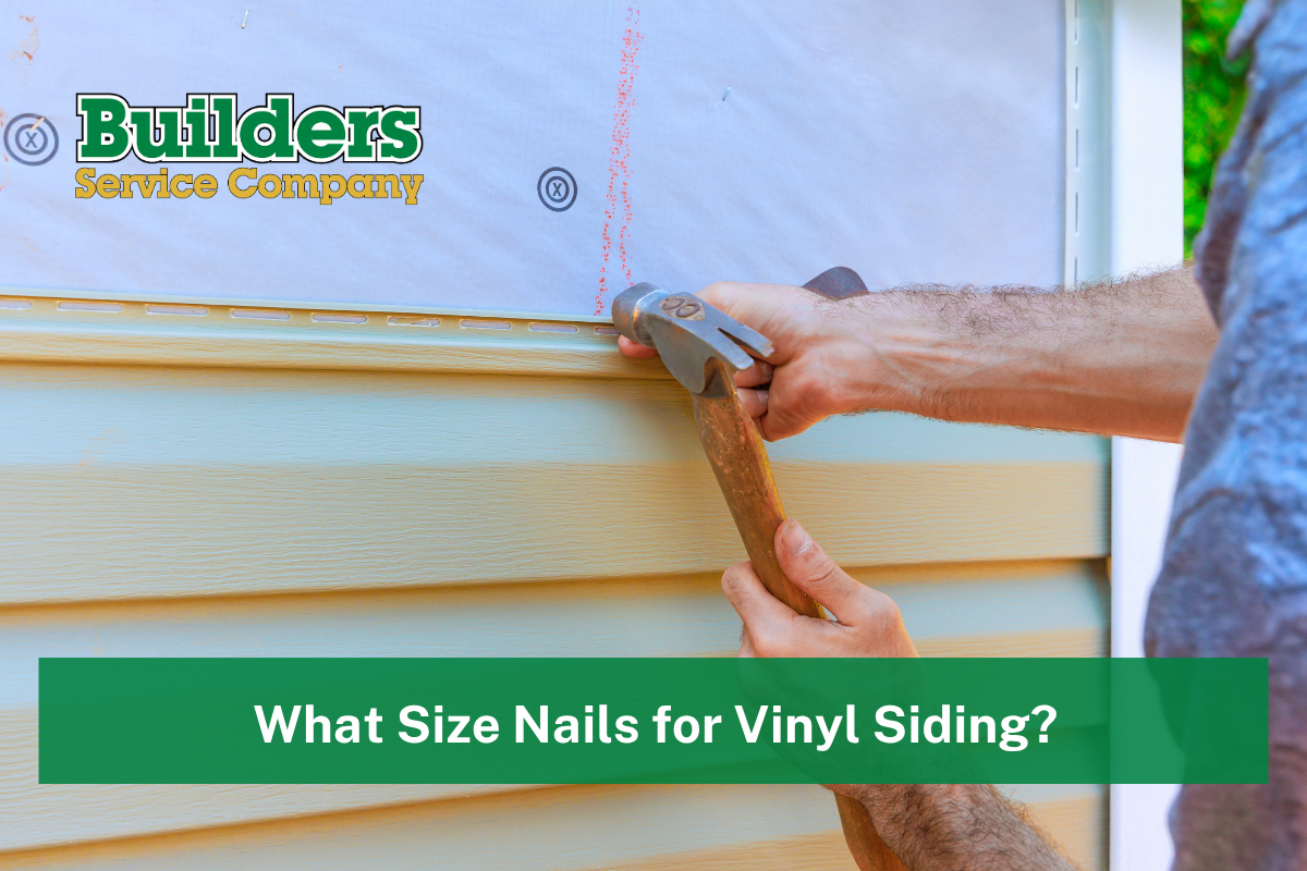 What Size Nails for Vinyl Siding?